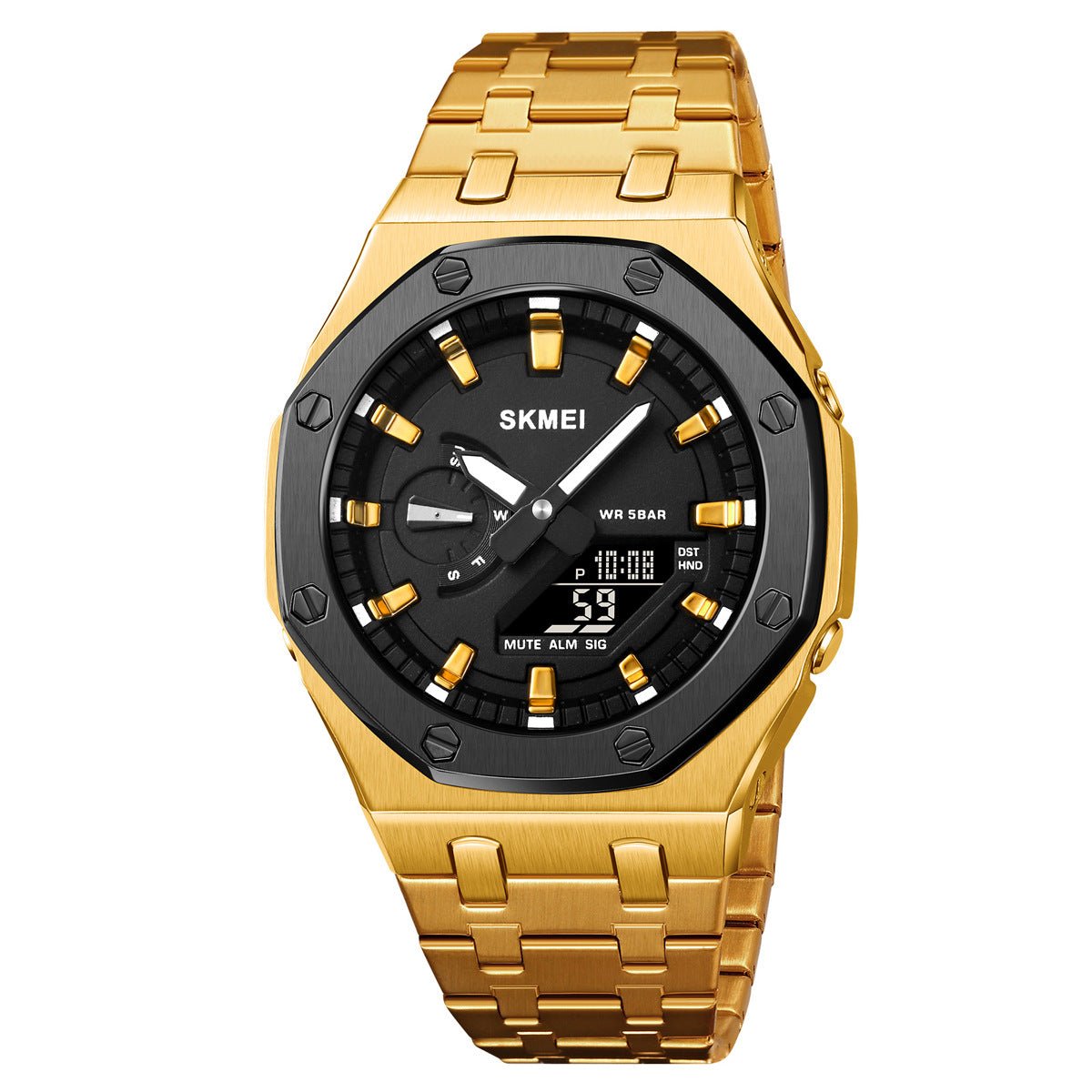 Men's Creative Multifunction Dual - Display Business Electronic Watch - Oopsdadforgot.com