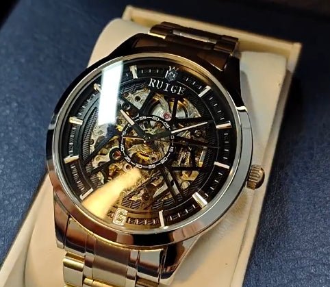 Men's Hollowed - Out Automatic Mechanical Watch - Oopsdadforgot.com