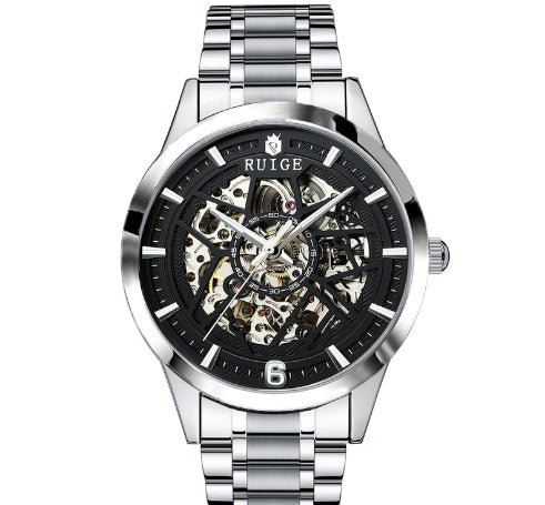Men's Hollowed - Out Automatic Mechanical Watch - Oopsdadforgot.com