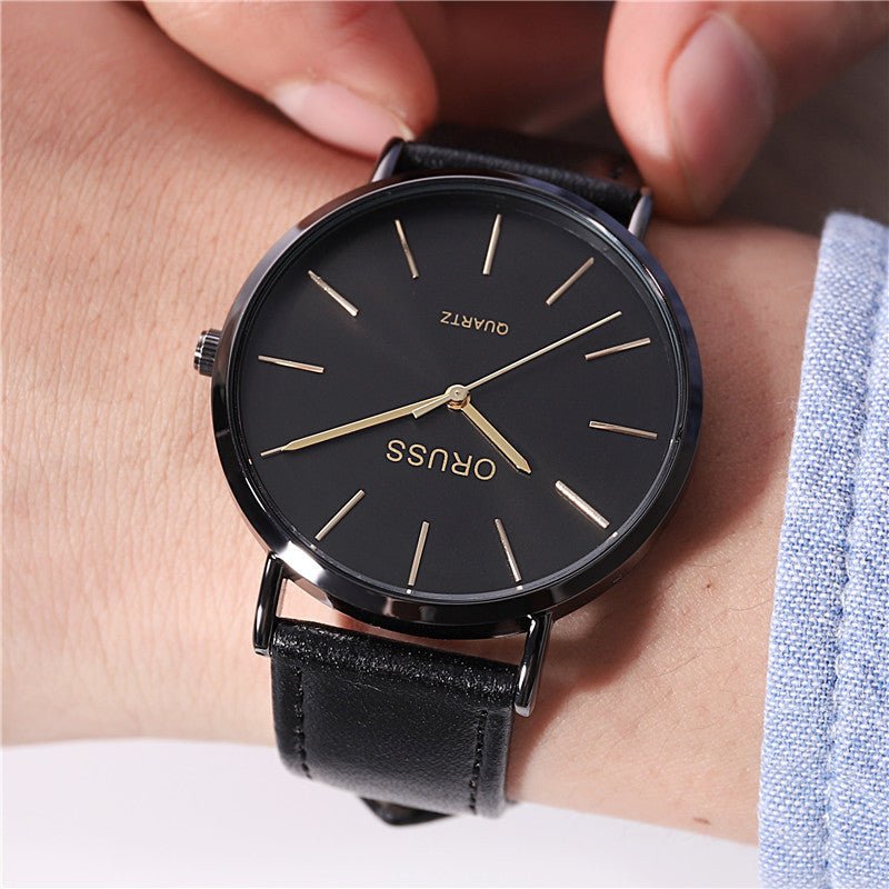 Men's Light Luxury Ultra - thin Belt Watch - Oopsdadforgot.com