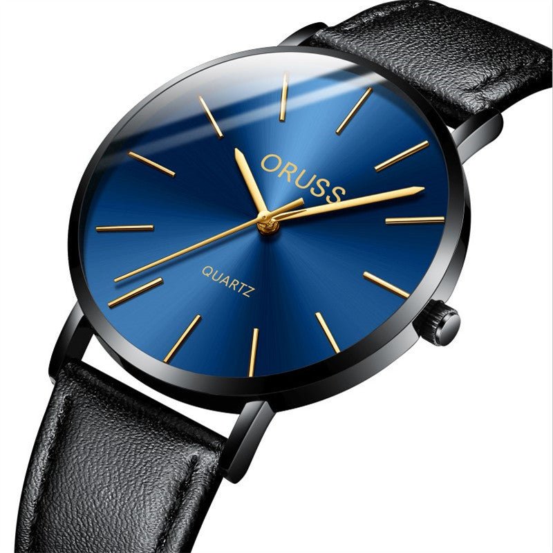 Men's Light Luxury Ultra - thin Belt Watch - Oopsdadforgot.com