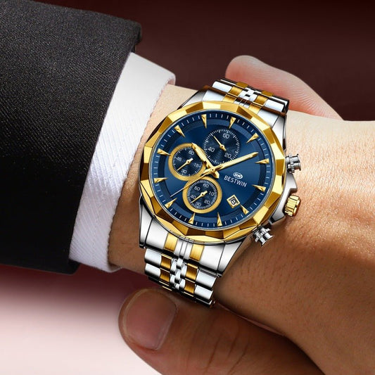 Mens Luminous Six - hand Personalized Watch Stylish And Eye - catching - Oopsdadforgot.com