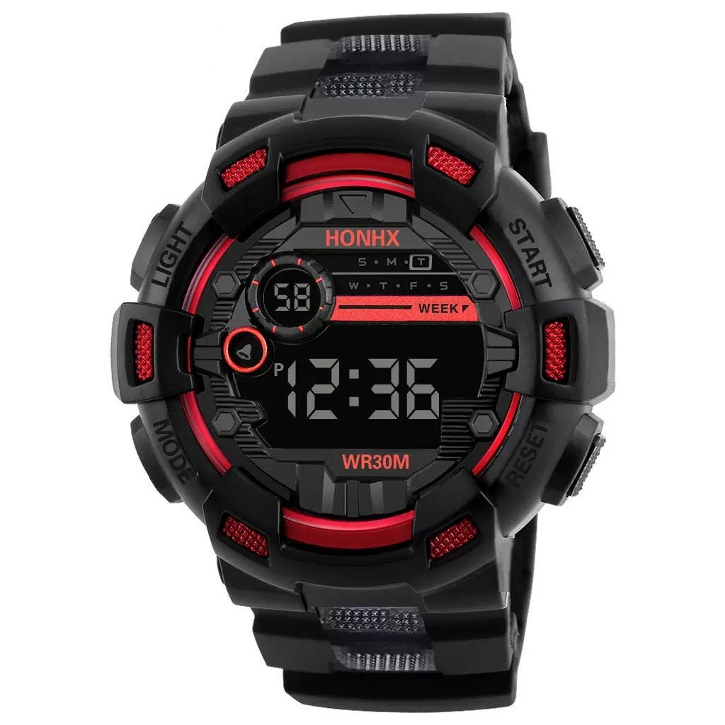Mens Multi - Function, Water - Resistant Luminous Sports Electronic Watch - Oopsdadforgot.com