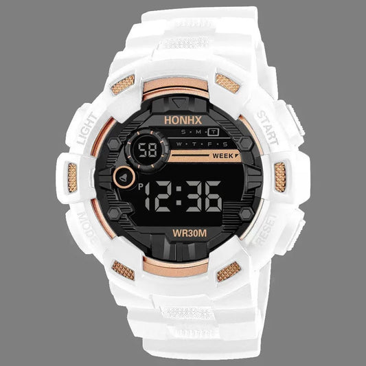 Mens Multi - Function, Water - Resistant Luminous Sports Electronic Watch - Oopsdadforgot.com