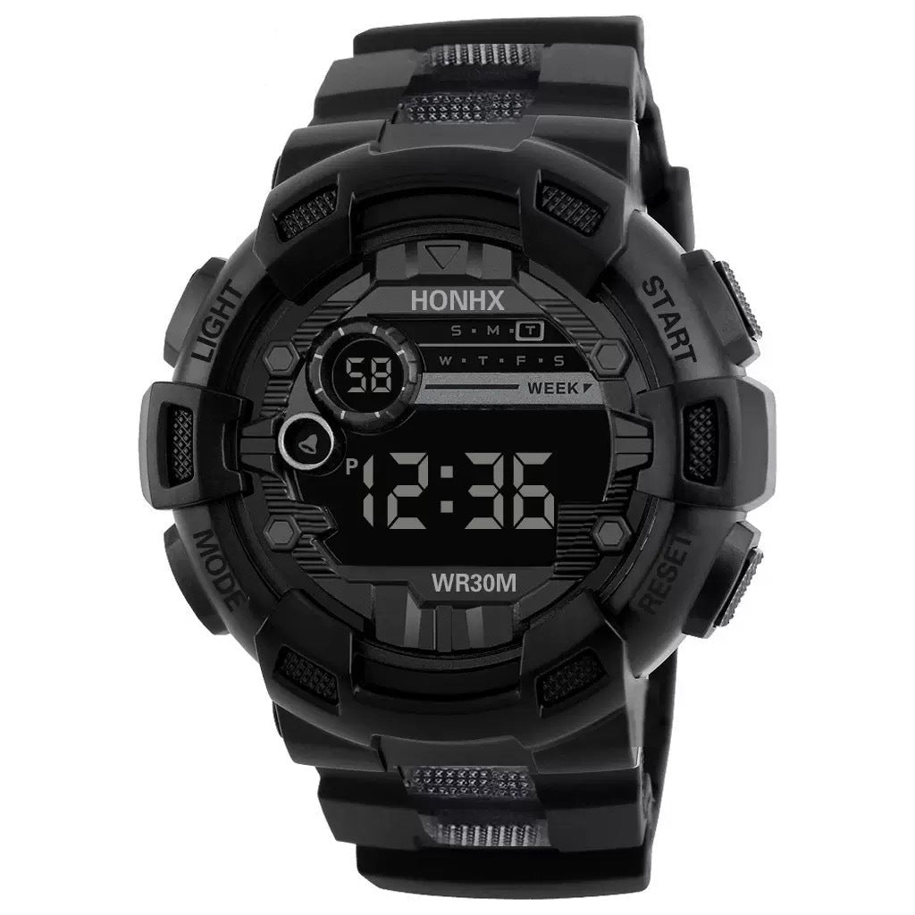 Mens Multi - Function, Water - Resistant Luminous Sports Electronic Watch - Oopsdadforgot.com