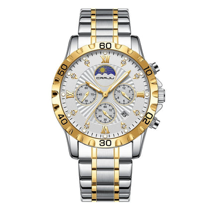 Men's Multifunctional Business Calendar Quartz Watch - Oopsdadforgot.com