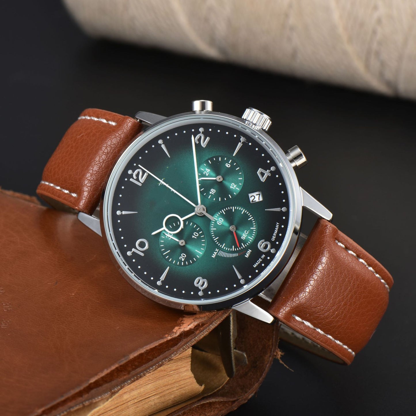 Mens Multifunctional Stylish Business - Ready Waterproof Calendar Watch - Oopsdadforgot.com