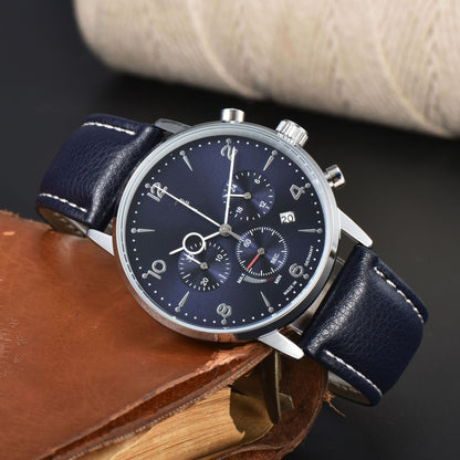 Mens Multifunctional Stylish Business - Ready Waterproof Calendar Watch - Oopsdadforgot.com