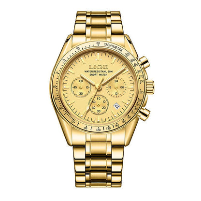 Mens Multifunctional Waterproof Calendar Luminous Quartz Watch - Oopsdadforgot.com