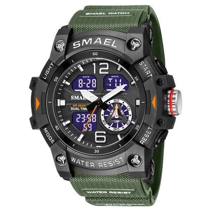 Mens Outdoor Transparent Watch With A Cool Dual - display Design - Oopsdadforgot.com