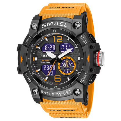 Mens Outdoor Transparent Watch With A Cool Dual - display Design - Oopsdadforgot.com