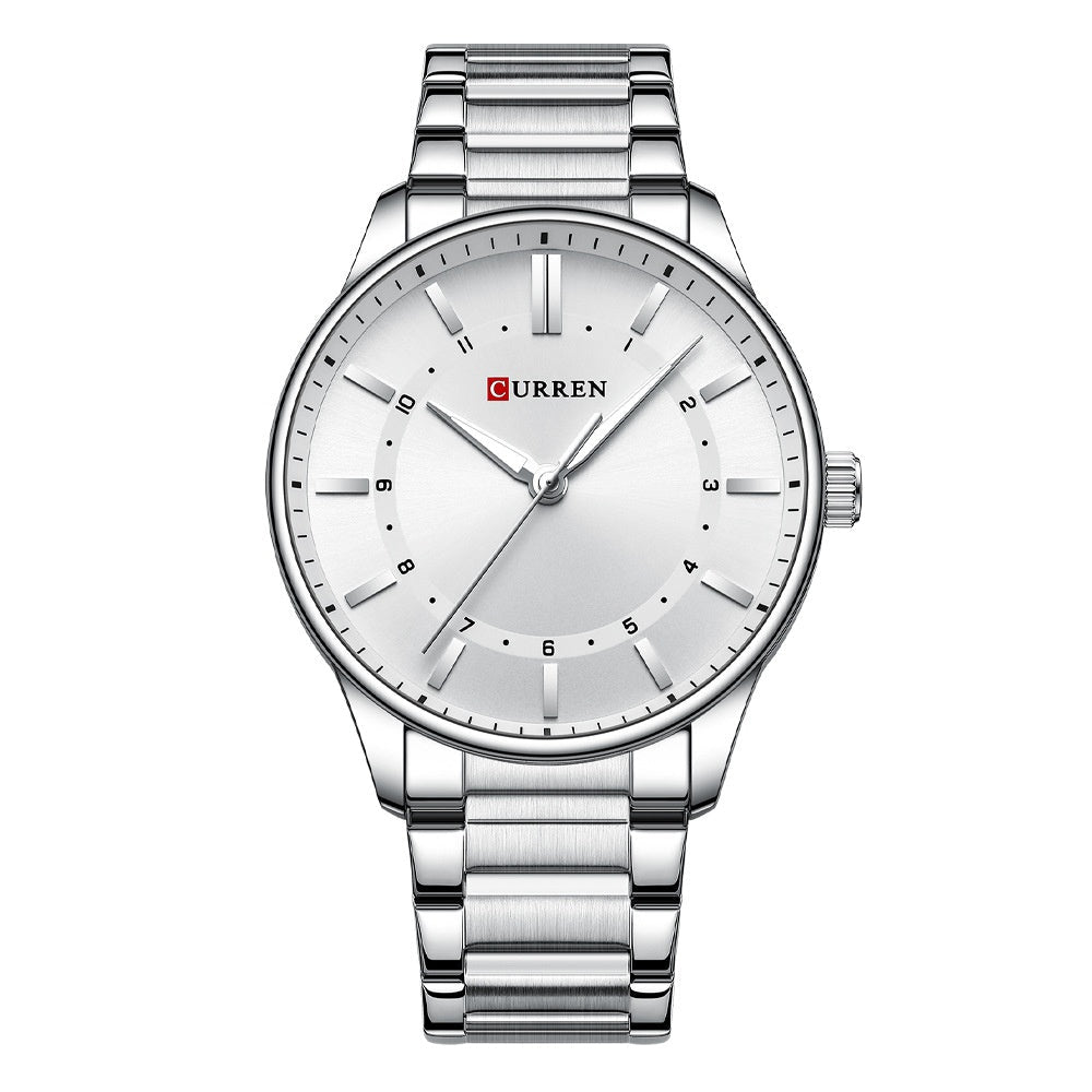 Mens Round Large - Dial Waterproof Watch - Oopsdadforgot.com