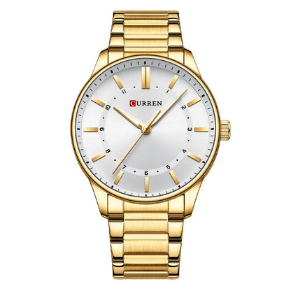 Mens Round Large - Dial Waterproof Watch - Oopsdadforgot.com
