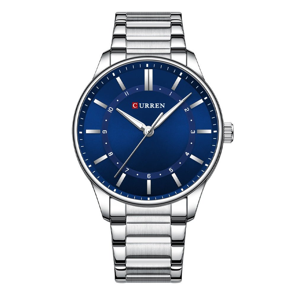 Mens Round Large - Dial Waterproof Watch - Oopsdadforgot.com