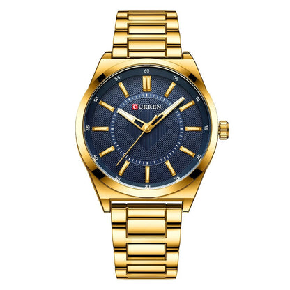 Mens Simple Business Waterproof Bar - Clasp Watch - Oopsdadforgot.com