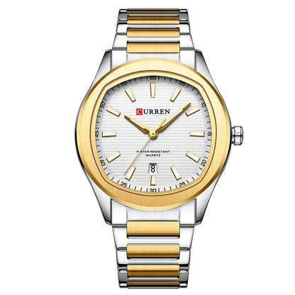 Mens Simple Waterproof Calendar Quartz Watch - Oopsdadforgot.com