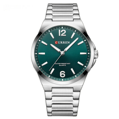 Men's Simple Waterproof Quartz Wristwatch With Steel Band Business Style - Oopsdadforgot.com