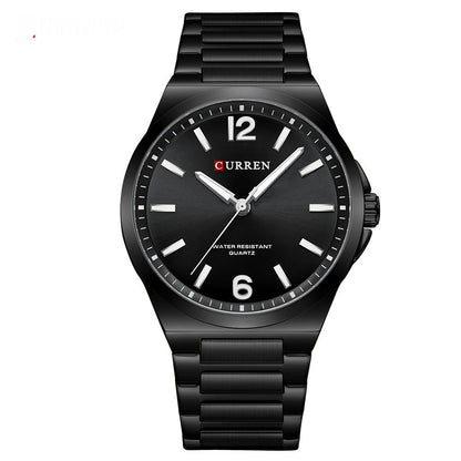 Men's Simple Waterproof Quartz Wristwatch With Steel Band Business Style - Oopsdadforgot.com