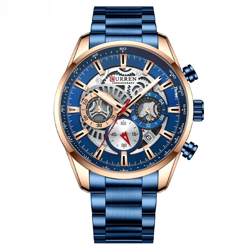 Men's Six - Hand Quartz Fashion Casual Watch - Oopsdadforgot.com