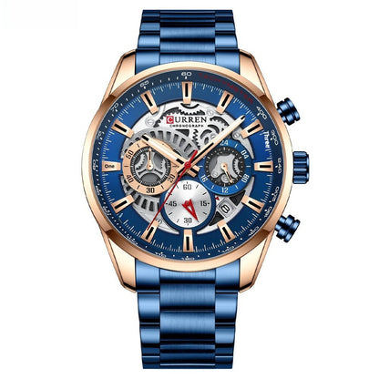 Men's Six - Hand Quartz Fashion Casual Watch - Oopsdadforgot.com