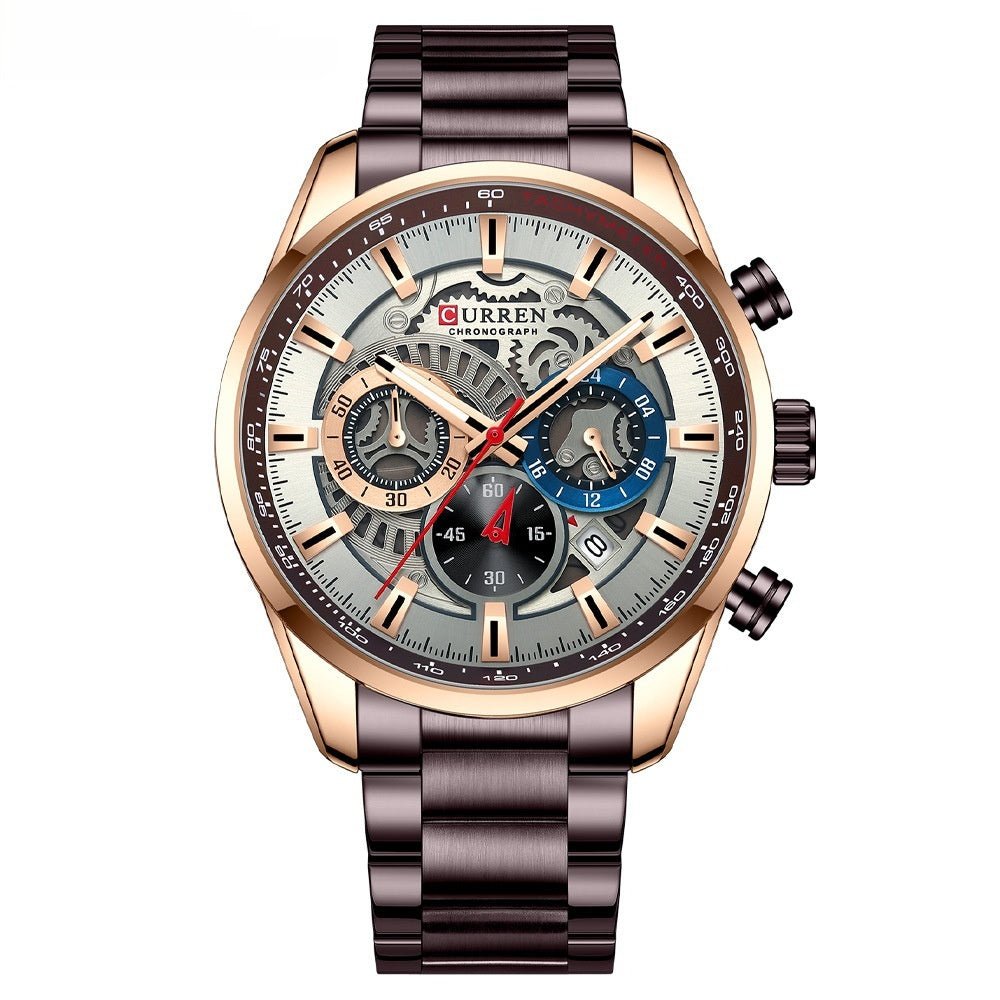 Men's Six - Hand Quartz Fashion Casual Watch - Oopsdadforgot.com