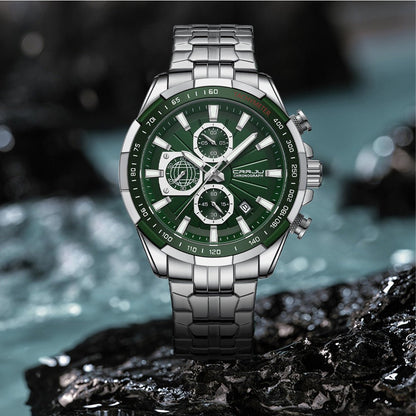 Men's Steel - band Multi - function Waterproof Watch - Oopsdadforgot.com