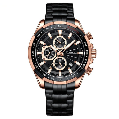 Men's Steel - band Multi - function Waterproof Watch - Oopsdadforgot.com