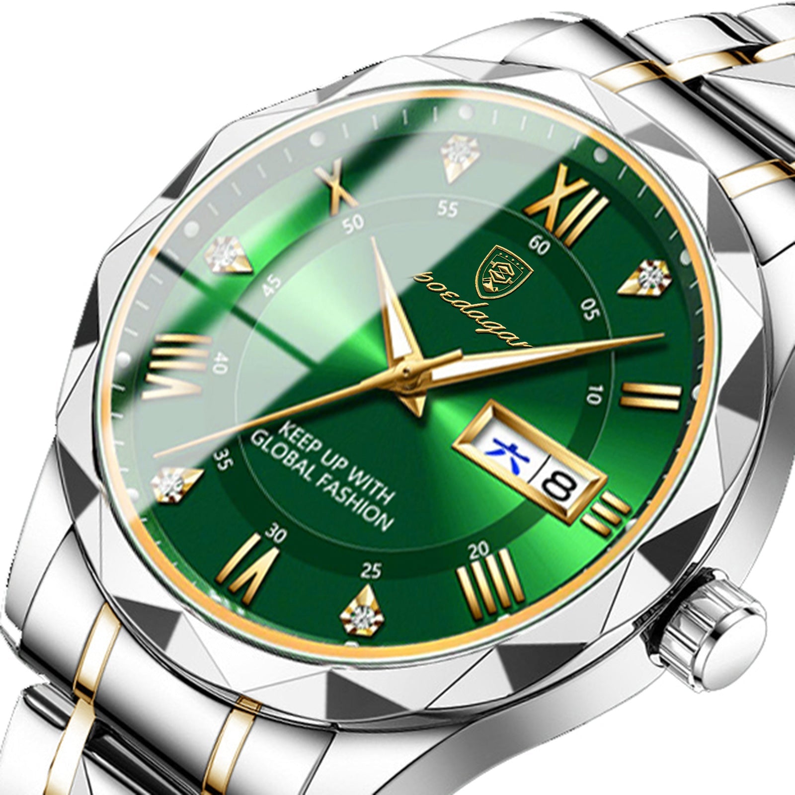 Mens Watch Leather Strap Quartz Movement - Oopsdadforgot.com