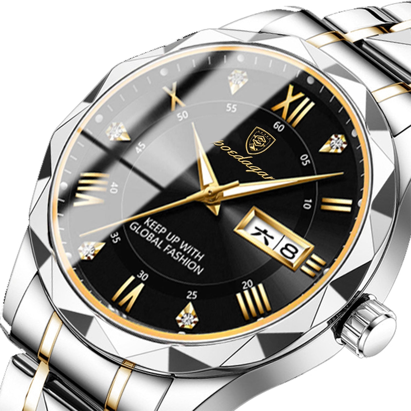 Mens Watch Leather Strap Quartz Movement - Oopsdadforgot.com