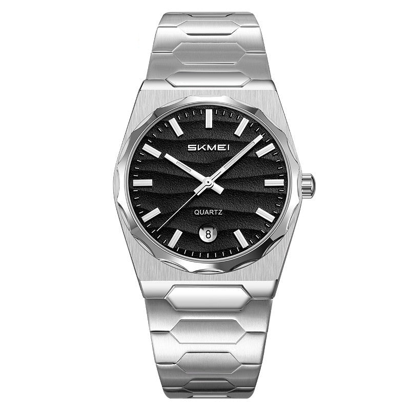 Mens Watch With A Steel Band Calendar Function - Oopsdadforgot.com