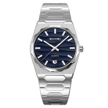 Mens Watch With A Steel Band Calendar Function - Oopsdadforgot.com