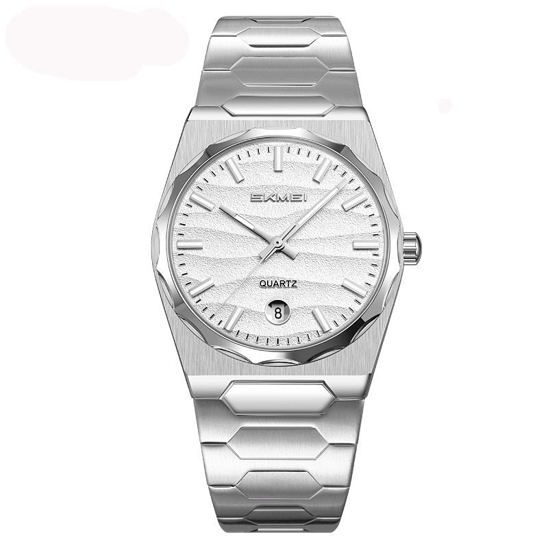 Mens Watch With A Steel Band Calendar Function - Oopsdadforgot.com