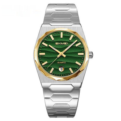 Mens Watch With A Steel Band Calendar Function - Oopsdadforgot.com