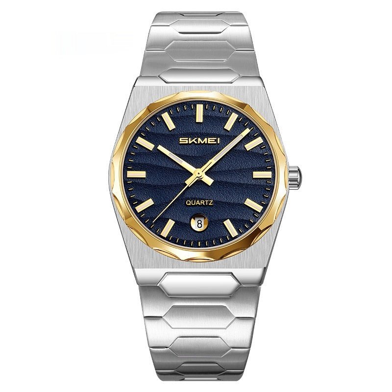 Mens Watch With A Steel Band Calendar Function - Oopsdadforgot.com