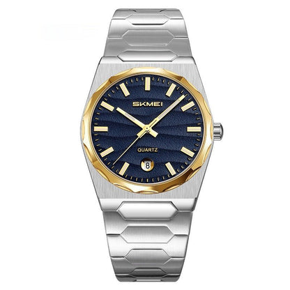 Mens Watch With A Steel Band Calendar Function - Oopsdadforgot.com
