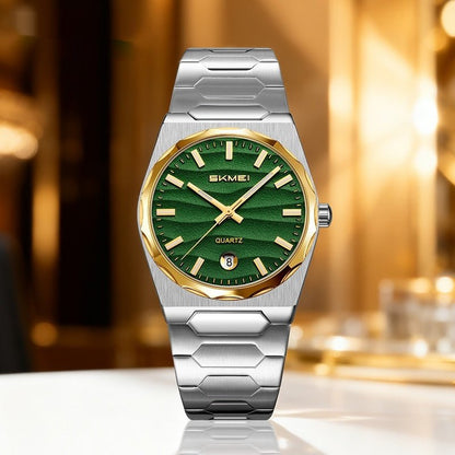 Mens Watch With A Steel Band Calendar Function - Oopsdadforgot.com