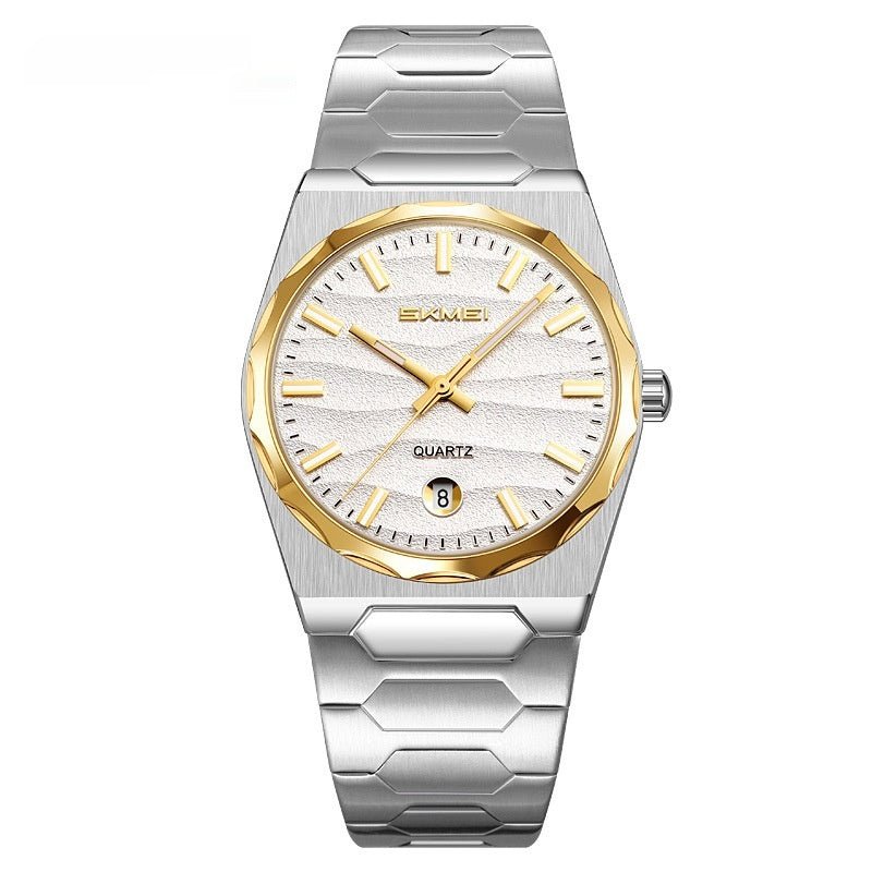 Mens Watch With A Steel Band Calendar Function - Oopsdadforgot.com