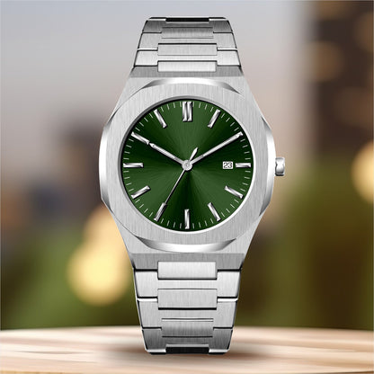 Mens Watch With Calendar Waterproof Quartz Wristwatch - Oopsdadforgot.com