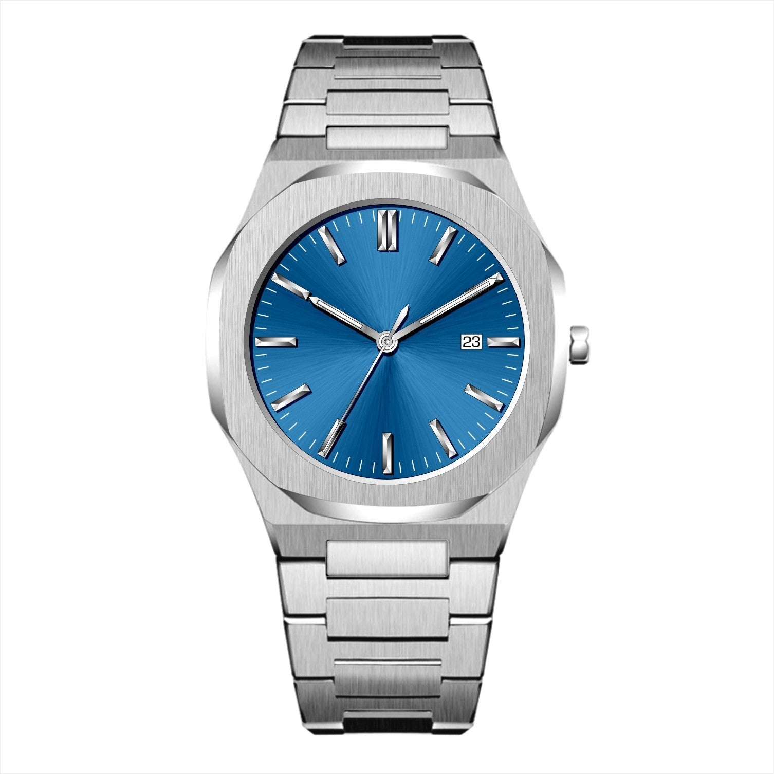 Mens Watch With Calendar Waterproof Quartz Wristwatch - Oopsdadforgot.com