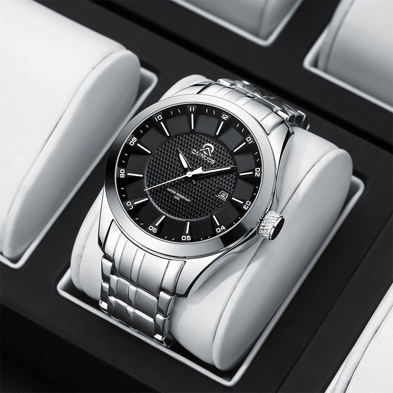 Men's Waterproof Business Calendar Quartz Watch - Oopsdadforgot.com