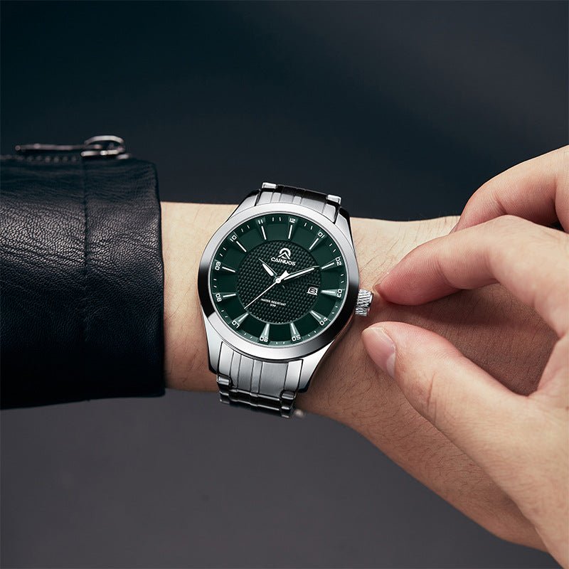 Men's Waterproof Business Calendar Quartz Watch - Oopsdadforgot.com