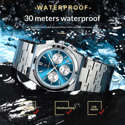 Mens Waterproof Multifunctional Luminous Ultra - thin Watch - Oopsdadforgot.com