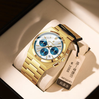 Mens Waterproof Multifunctional Luminous Ultra - thin Watch - Oopsdadforgot.com