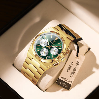 Mens Waterproof Multifunctional Luminous Ultra - thin Watch - Oopsdadforgot.com