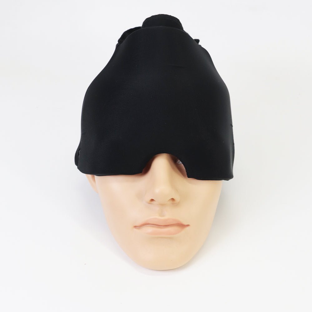 Migraine Relief Hat Cold Therapy Migraine Relief Products Comfortable Head Wrap Ice Pack Eye Mask For Puffy Eyes - Oopsdadforgot.com