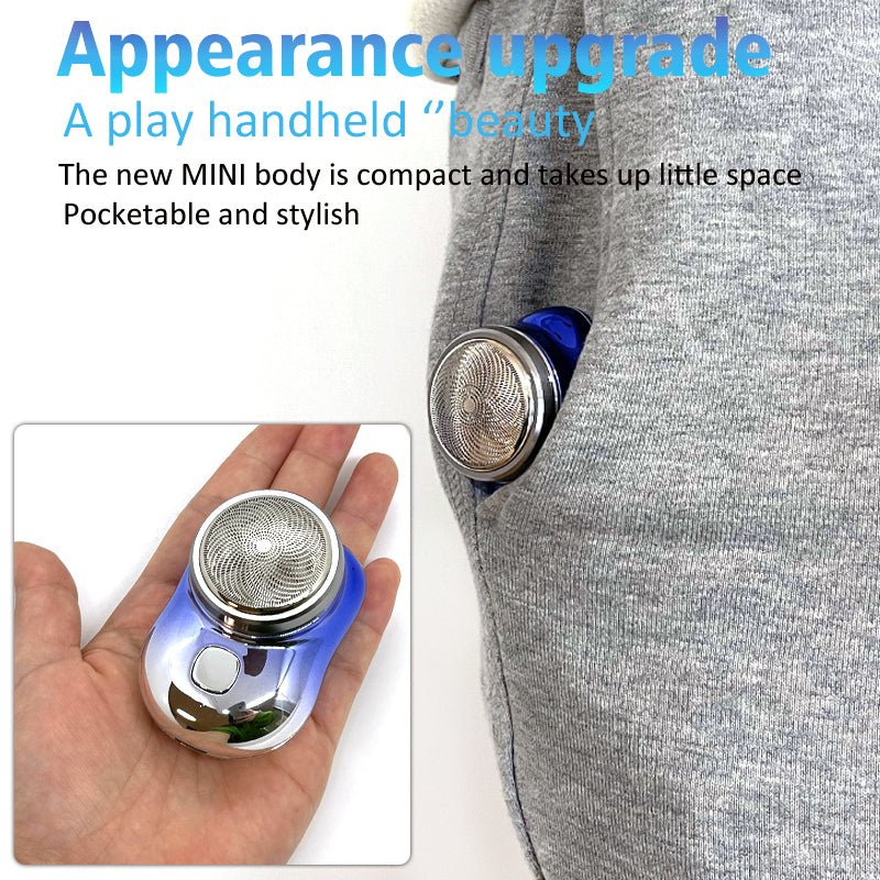 Mini Portable Face Cordless Shavers Rechargeable USB Electric Shaver Wet & Dry Painless Small Size Machine Shaving For Men - Oopsdadforgot.com