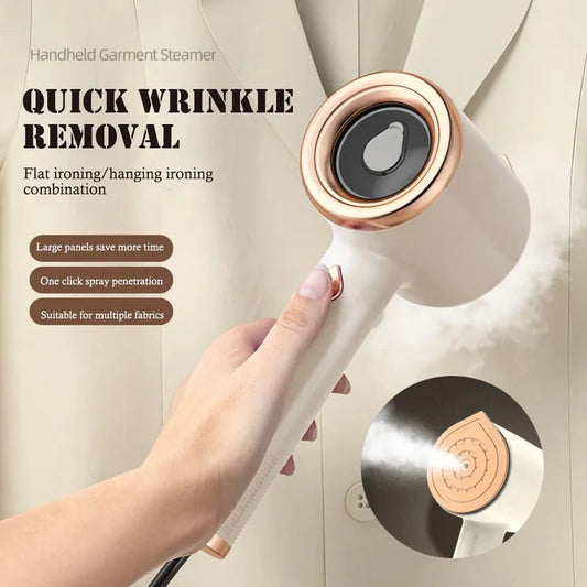 Mini Portable Handheld Garment Steamer Fabric Steam Iron For Clothes Travel Home Appliances Vertical US Plug Ironing Machine - Oopsdadforgot.com