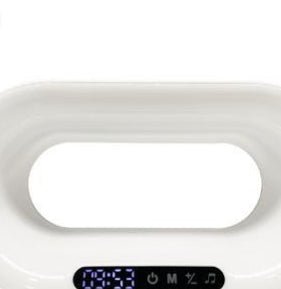 Multi - function 3 In 1 LED Night Light APP Control RGB Atmosphere Desk Lamp Smart Multifunctional Wireless Charger Alarm Clock - Oopsdadforgot.com