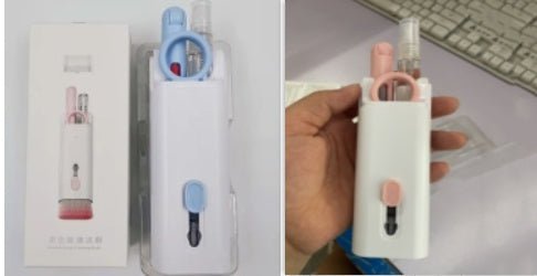 Multifunctional Bluetooth - compatible Headset Cleaning Pen Set Keyboard Cleaner Cleaning Tools Cleaner Keycap Puller Kit - Oopsdadforgot.com