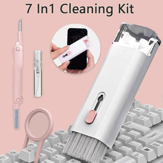 Multifunctional Bluetooth - compatible Headset Cleaning Pen Set Keyboard Cleaner Cleaning Tools Cleaner Keycap Puller Kit - Oopsdadforgot.com